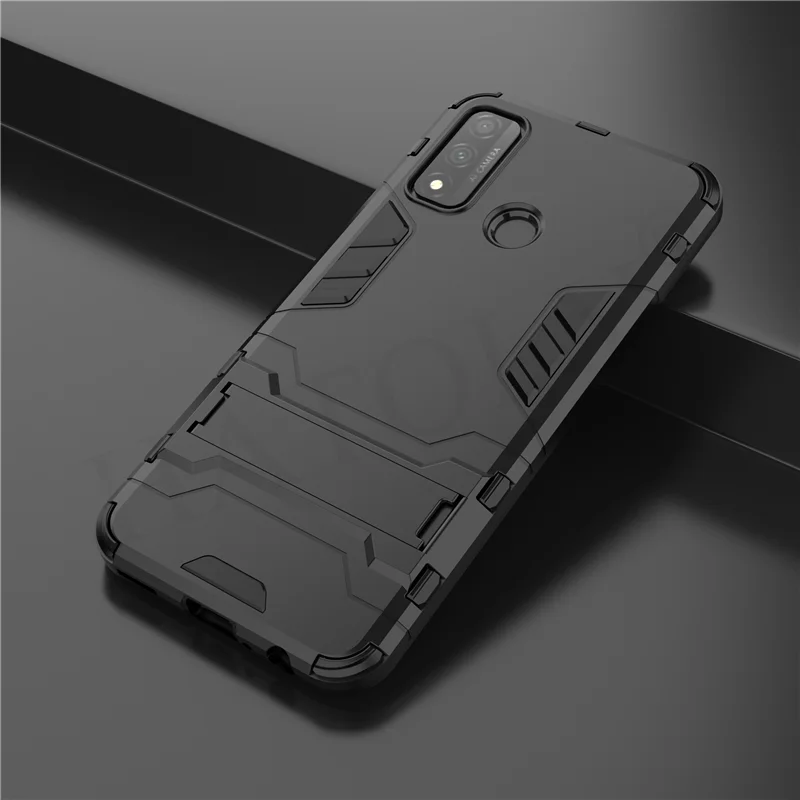 

For Huawei P Smart 2020 2019 Case Cover P Smart Z S Pro Plus Robot Holder Stand Shockproof Bumper Armor Phone Case P Smart 2020