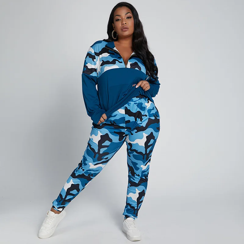 

Two Piece Set Women Tracksuit Spring Autumn Clothes Zipper Full Sleeve Top Long Pants Suit Streetwear Sweatsuits Casual Outfits
