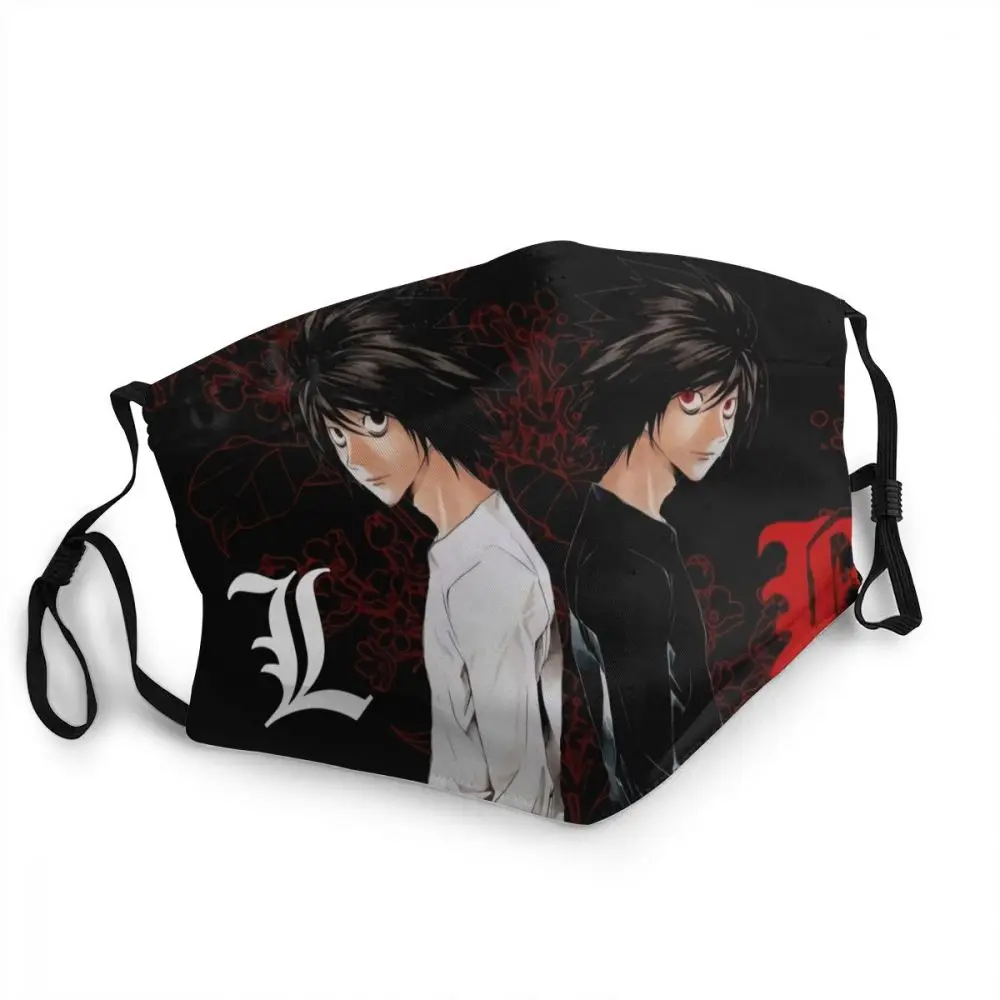

Breathable Anime Death Note L Light Yagami Mask Japan Manga Anti Haze Dust Protection Cover Respirator Muffle