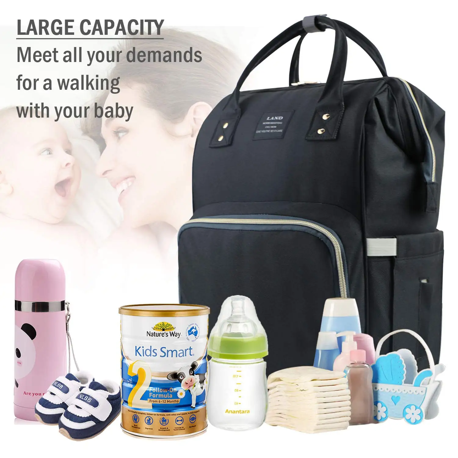 

Diaper Bag Backpack Baby Bag Diaper Backpack Large Diaper Bags for Baby Boy