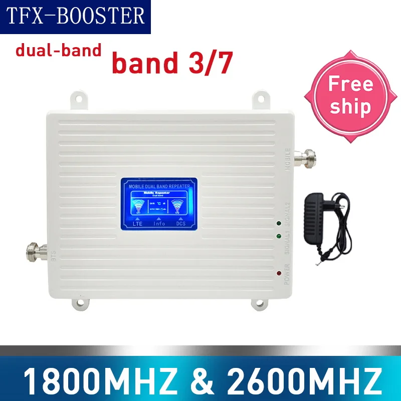 Ceny TFX-BOOSTER Repeater 4g 1800 2600 Mhz Wzmacniacz Sygnału Gsm DCS LTE 2G 3G 4G Dwuzakresowy Wzmacniacz GSM Komórkowy Wzmacniacz Sygnału Komórkowego