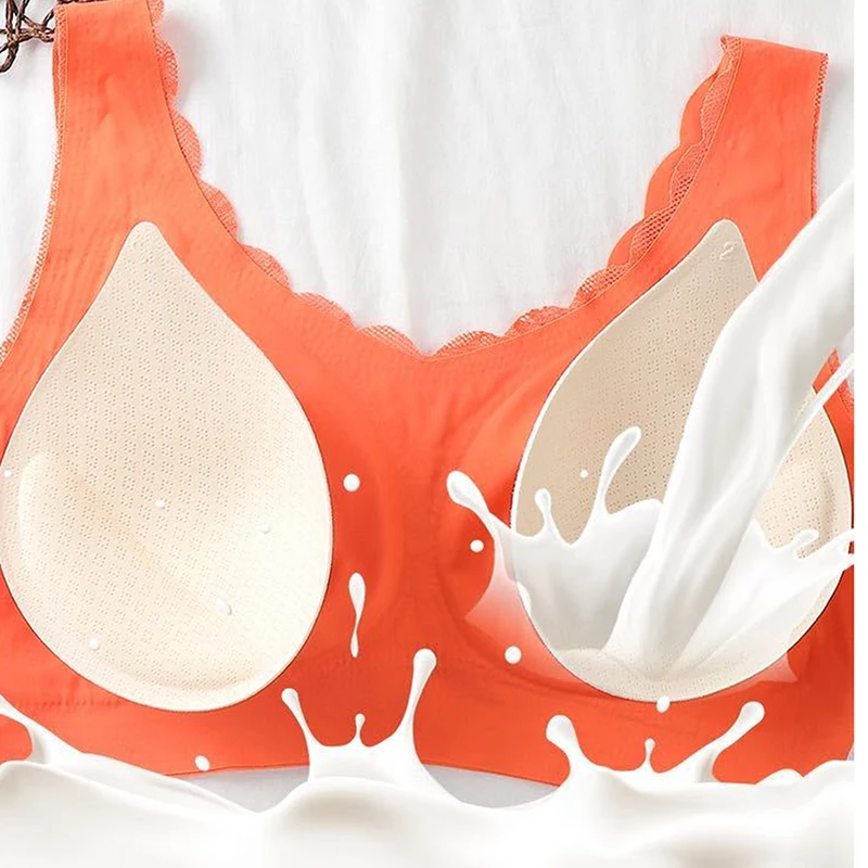 

Wireless Contour Bra Lace Breathable Underwear Seamless Stretchy For Sports Yoga Running Bra Sportswear & Accessories