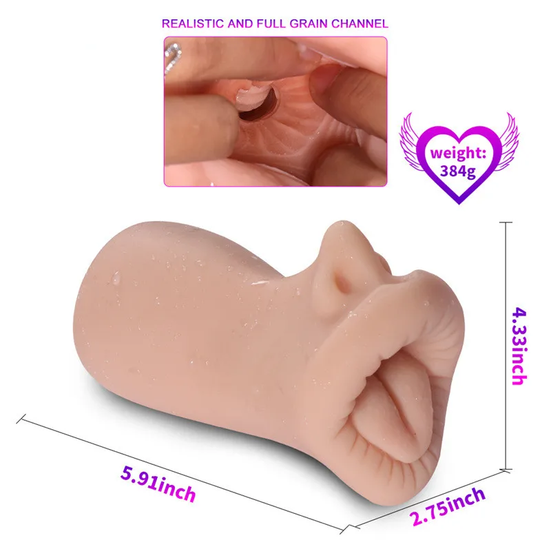 Минет оральный Мужской мастурбатор Глубокая глотка искусственный вагинальный