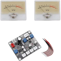 2pcs pointer tn 90 vu meterdriver board head amplifiers panel audios level db meter with driver board backlit ts db90r