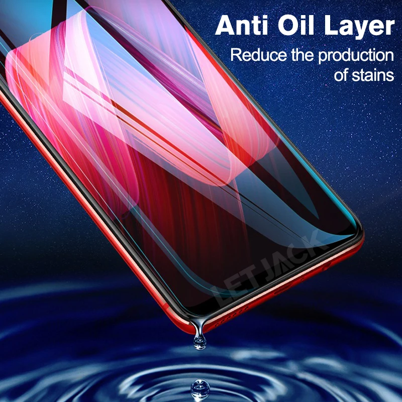 Полное покрытие анти фиолетовый свет закаленное стекло для OPPO F11 Pro R9 R9S R7s Plus