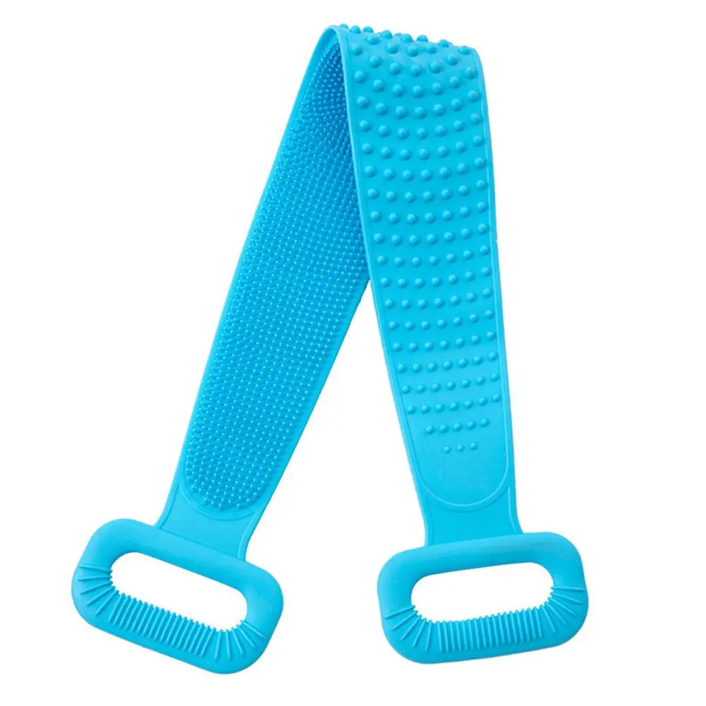 Новый силиконовый двухсторонний душ с длинной ручкой артефакты откидная лента