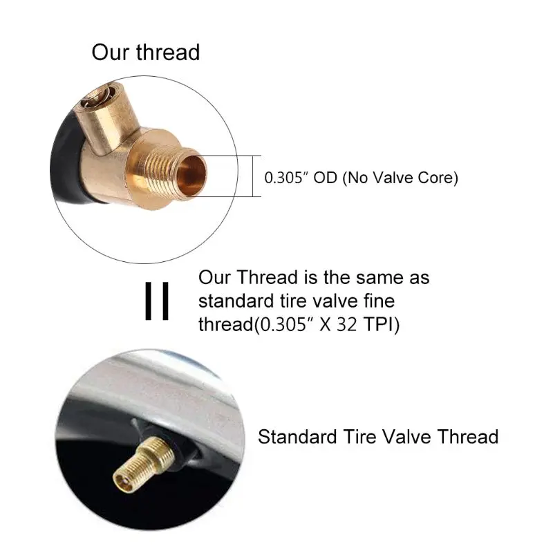

Car Air Rubber Hose Tire Inflator Self-Locking Suitable for Air Compressor Pump Dropshipping