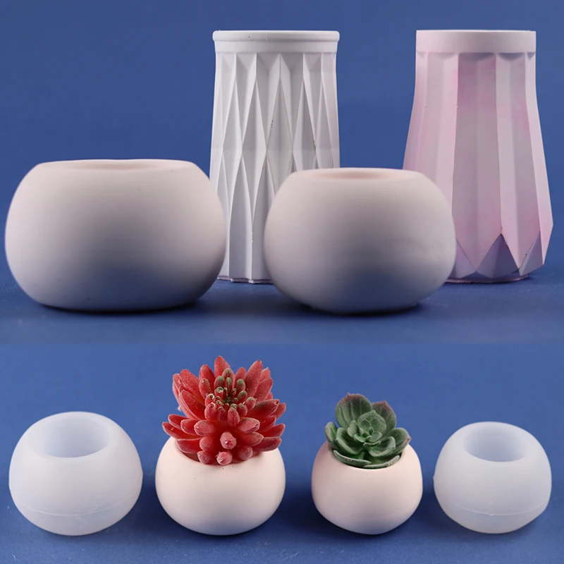 Силиконовая форма для вазы сделай сам изготовления гипса цветочного горшка