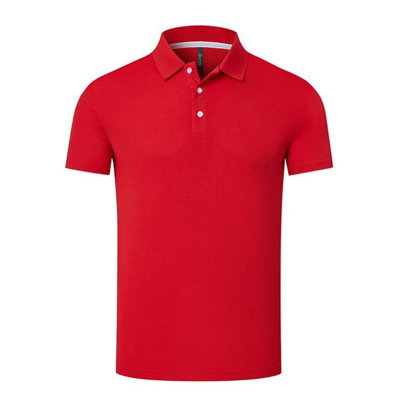 Новинка 2021 летняя рубашка-поло с коротким рукавом Мужская модная повседневная