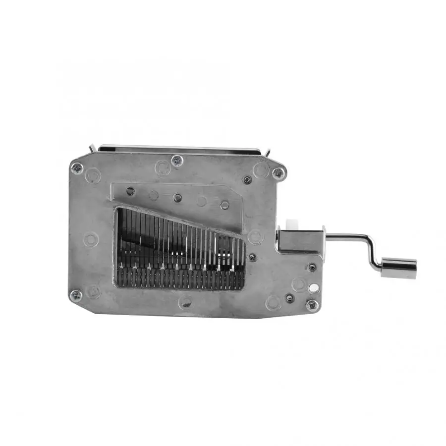 

music 30-Note Hand Crank Tape Music Box Movement Part + Puncher+ 3 Strips DIY Your Songs snow globe