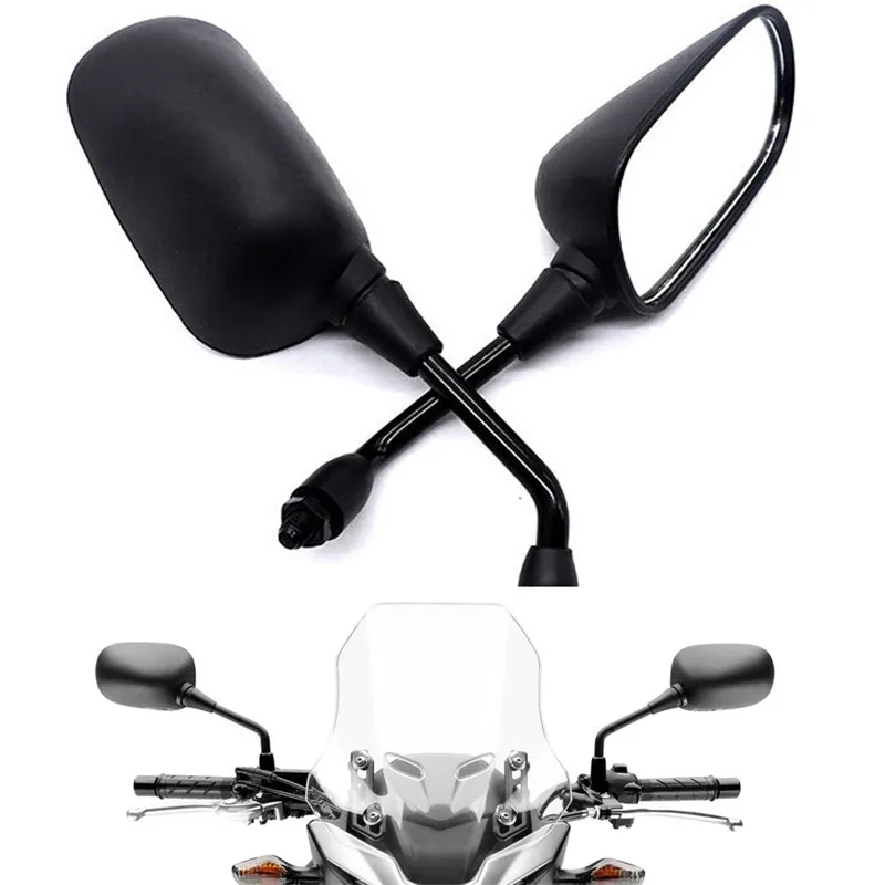 Зеркало заднего вида мотоциклетное универсальное 8/10 мм для мотоциклов yamaha xj6 ybr 125