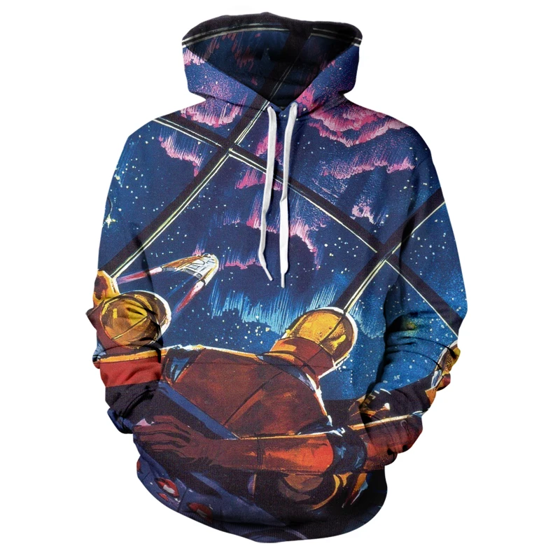 

Harajuku oil painting 3d printing hoodie ladies/man fashion casual streetwear