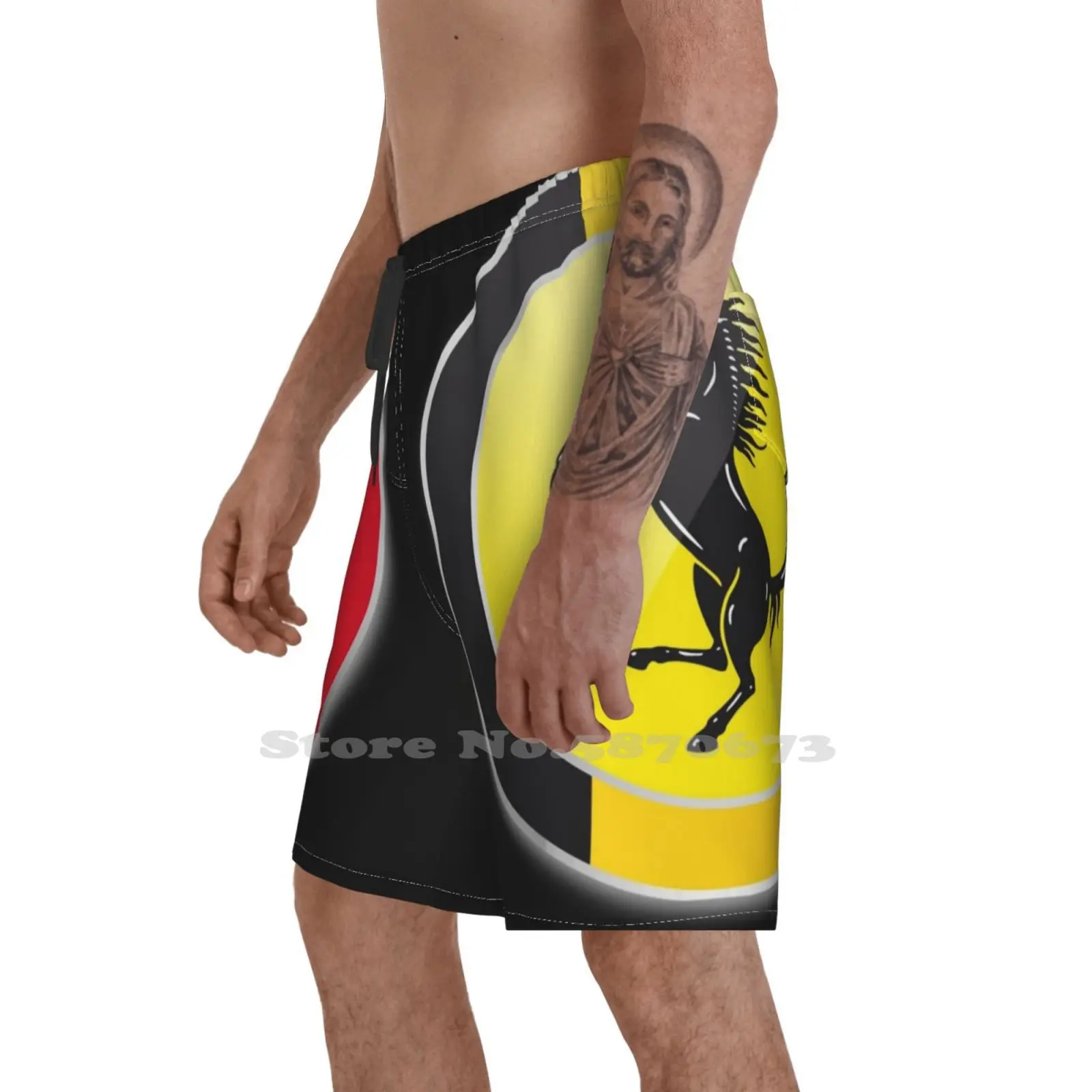 

Новинка, мужские летние короткие брюки, пляжные шорты, Ford Ferrari Ferarri Ferrari 488 Pista Ferrari La Ferrari New Ferrari F8