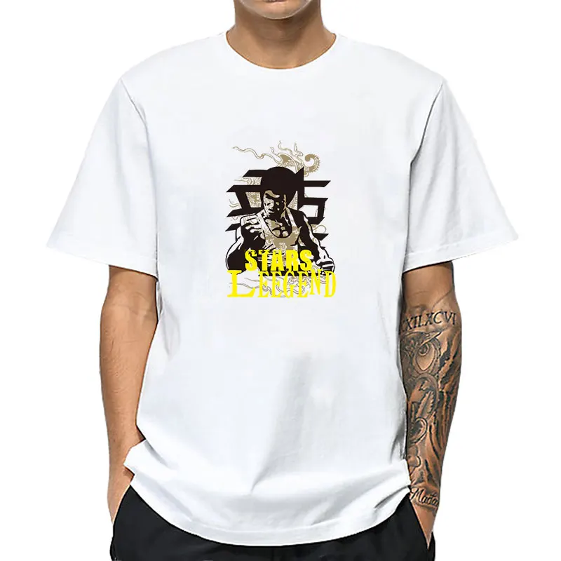 Милая Мужская футболка с рисунком Брюса Ли хлопковые модные футболки круглым