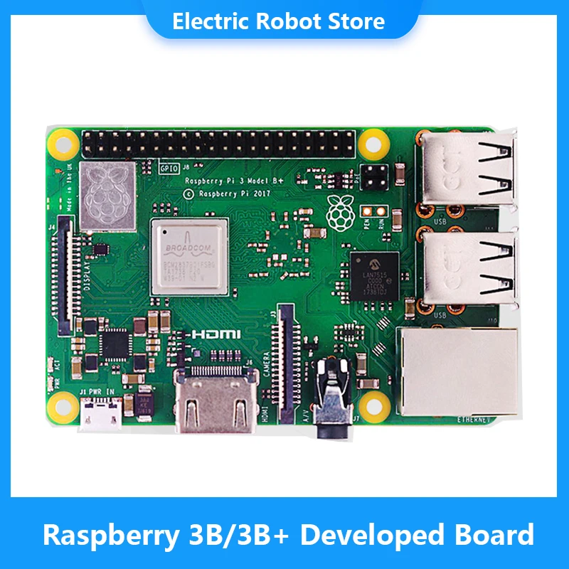 Raspberry 3 Model B + плата 1 4 ГГц 64-разрядный четырехъядерный процессор ARM Cortex-A53 с Wi-Fi и