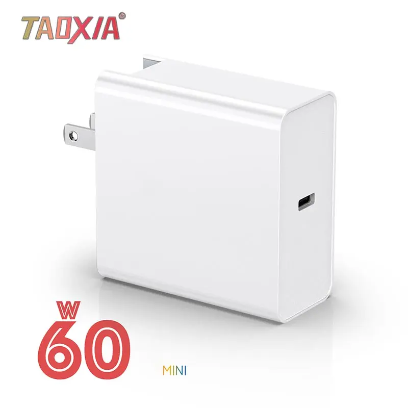 Модное достаточно прочное 60 Вт Быстрое зарядное устройство подходит для Macbook Android