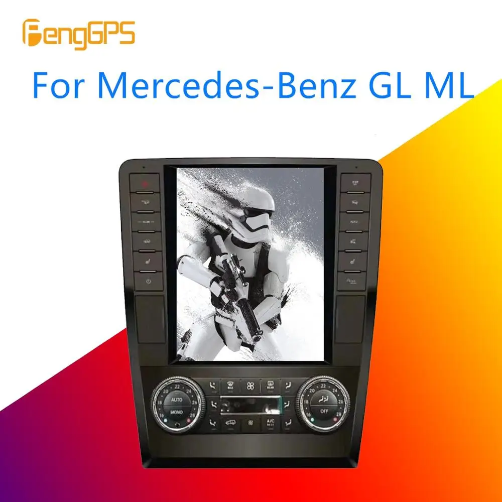 Tesla Android автомобильный мультимедийный радио без dvd-плеера для Mercedes-Benz GL ML W164 X164 2005-2011 gps навигация головное устройство аудио