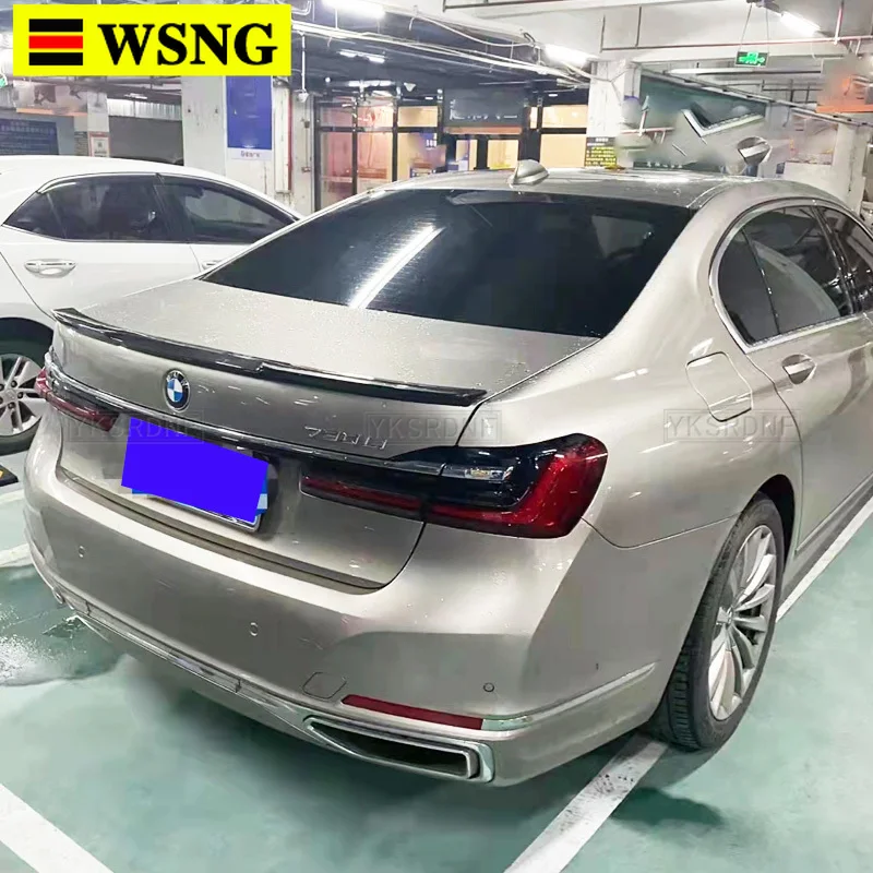 

Задний спойлер для BMW 7 серии G11 G12 M4 2016-2018, отделка багажника, стикер, крылья, Стайлинг автомобиля