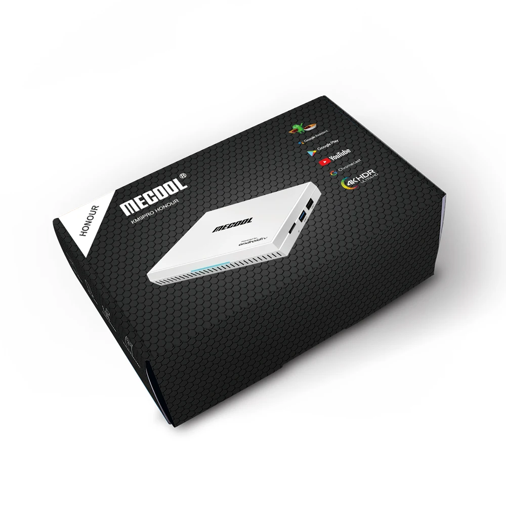 Mecool KM9 PRO Honor TV Box 4 г 32 Android 9 0 Amlogic S905X2 Smart box 2 г/5G двойной WI FI Bluetooth Google