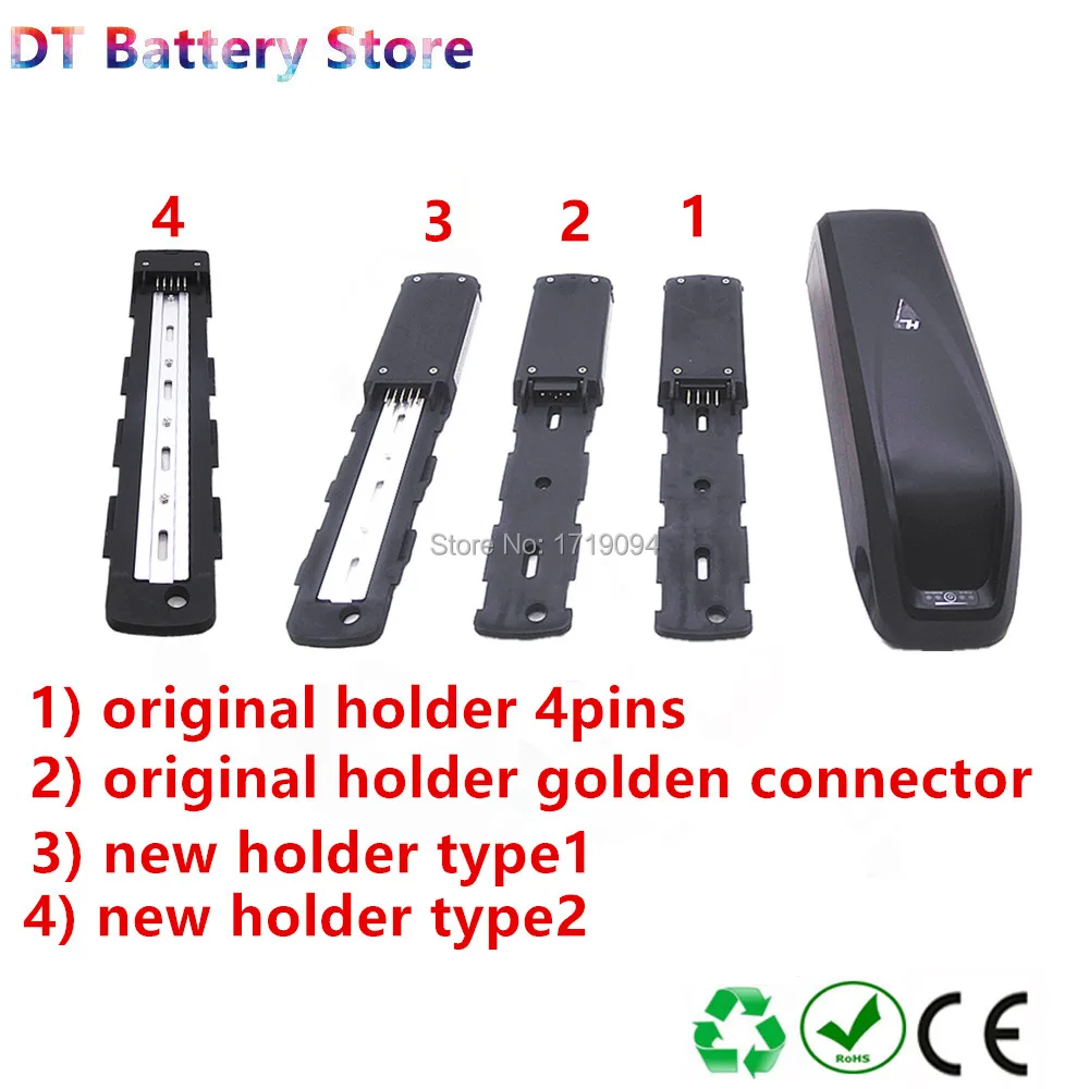 Оригинальный хайлон фара для электровелосипеда в Батарея 24v 36v 48v 52v 8ah 10ah 14ah 17ah