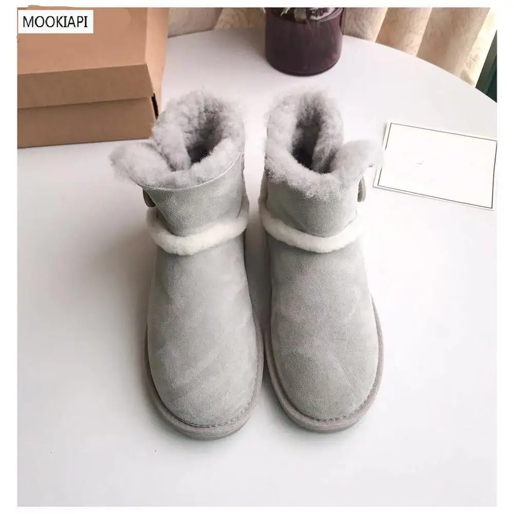 Последняя женская обувь высокого качества в Австралии 2019 г. Натуральная овчина