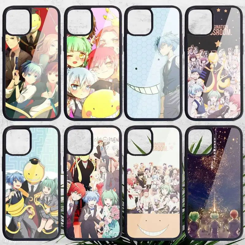 

Assassination Classroom Phone Case PC for iPhone 11 12 pro XS MAX 8 7 6 6S Plus X 5S SE 2020 XR