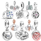 Бусина-Шарм Звезда и Луна из серебра 925 пробы