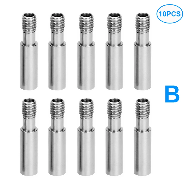 10 шт. цельнометаллический Тепловой разрыв MK8 экструдер из нержавеющей стали