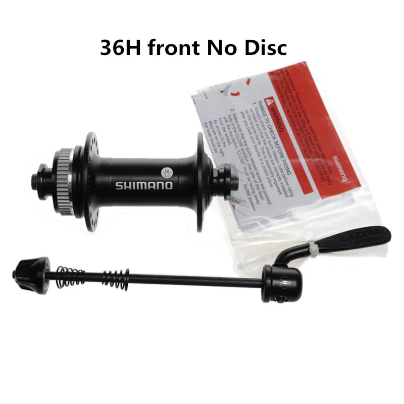 36H front No Disc SHIMANO FH-RM35 концентратор горный велосипед 7 S/8 S/9 скорость универсальный замок дисковый тормоз карта быстросъемный вал 32 H/36 H и RT30 160 мм диск - Цвет: 36H front No Disc