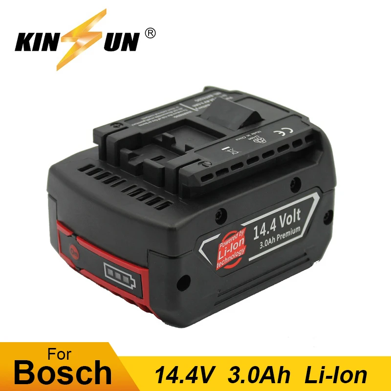 Аккумуляторная дрель KINSUN литий ионная аккумуляторная 14 4 В 3 0 Ач для Bosch 2 607 336 078 224