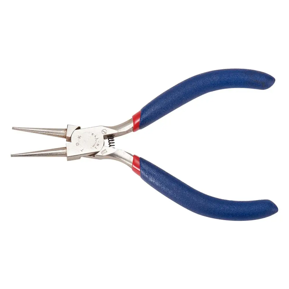

Round Nose Plier Stainless Steel Jewelry Pliers Tools & Equipment for DIY Jewelery Accessory MidnightBlue 125x53mm