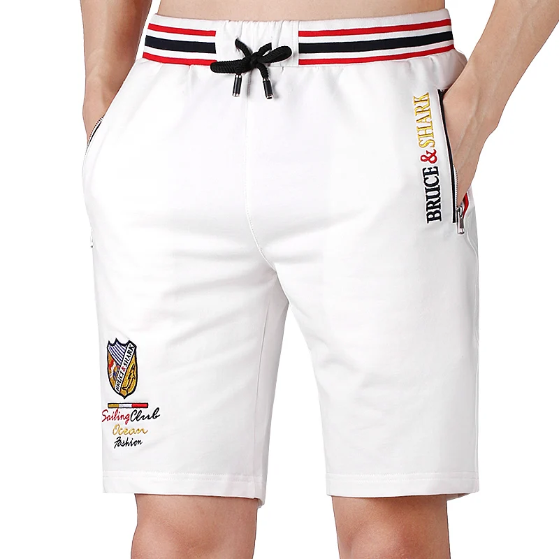 Брюс &amp акула 2020 новые летние мужские спортивные шорты хлопок стрейч прямые