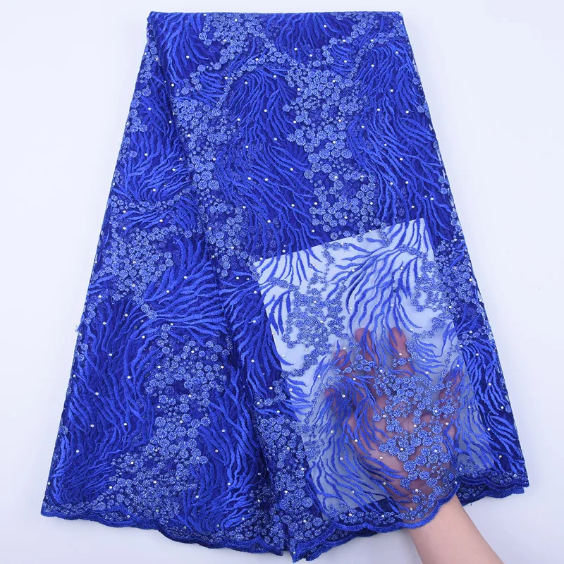 Новейшая нигерийская кружевная ткань высокое качество тюль африканская вышивка