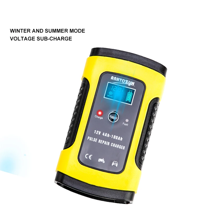 Полностью автоматическое автомобильное зарядное устройство для аккумуляторов 12