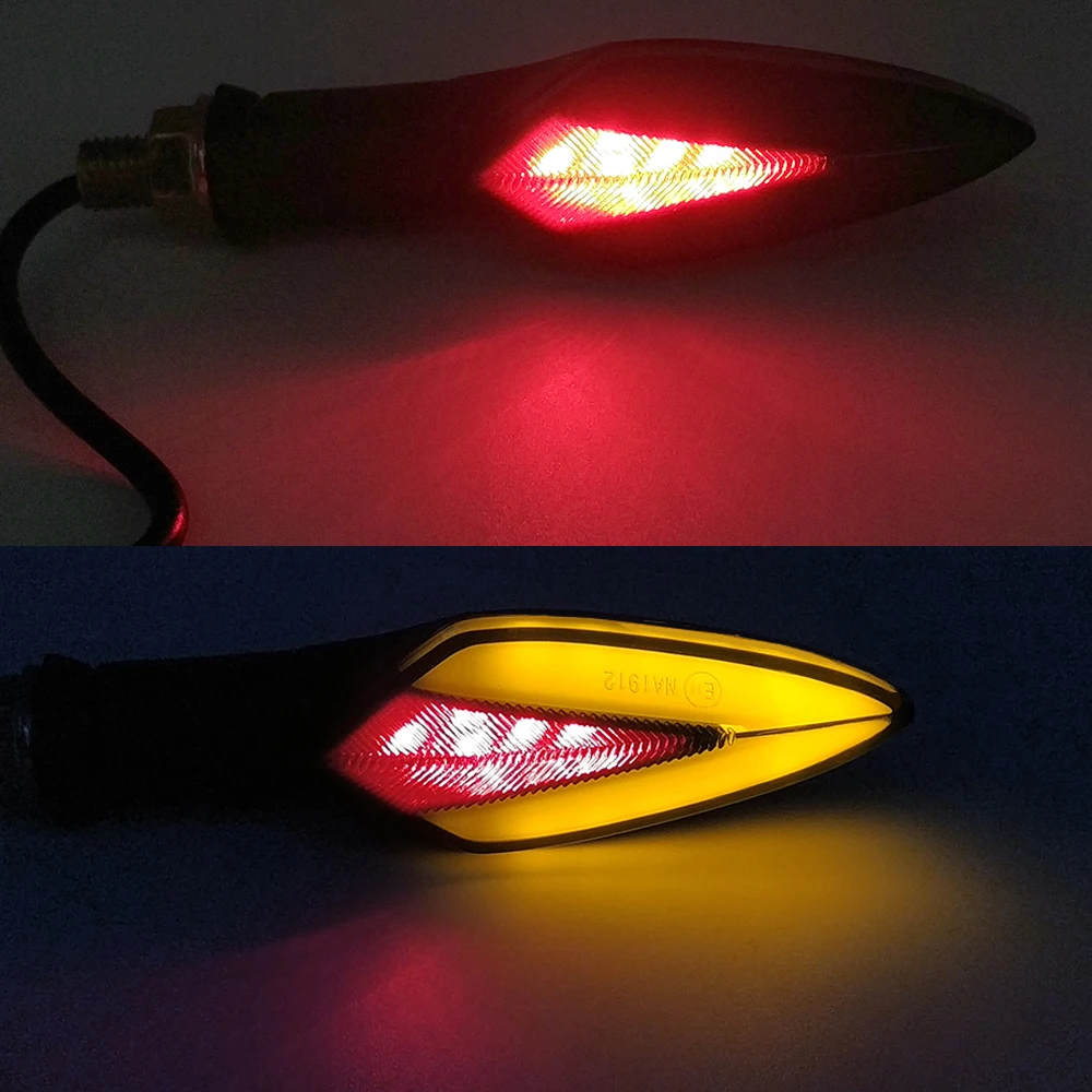 Заднее крыло для мотоцикла и стоп-Стоп задний светильник 12 В светодиодный газа EC2T