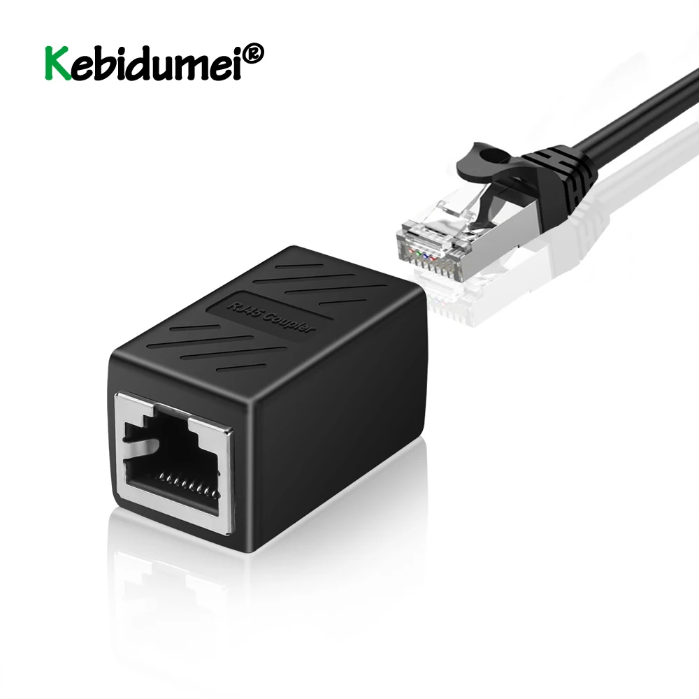 Разветвитель Ethernet RJ45 мама Мама разветвитель LAN разъем CAT 5 5E 6 6a удлинитель