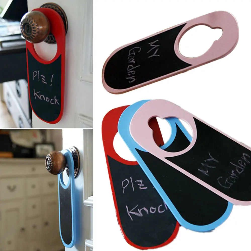 2-сторонний &quotне беспокоить&quot дверная вешалка знак Стиль Наклейка дома магазин