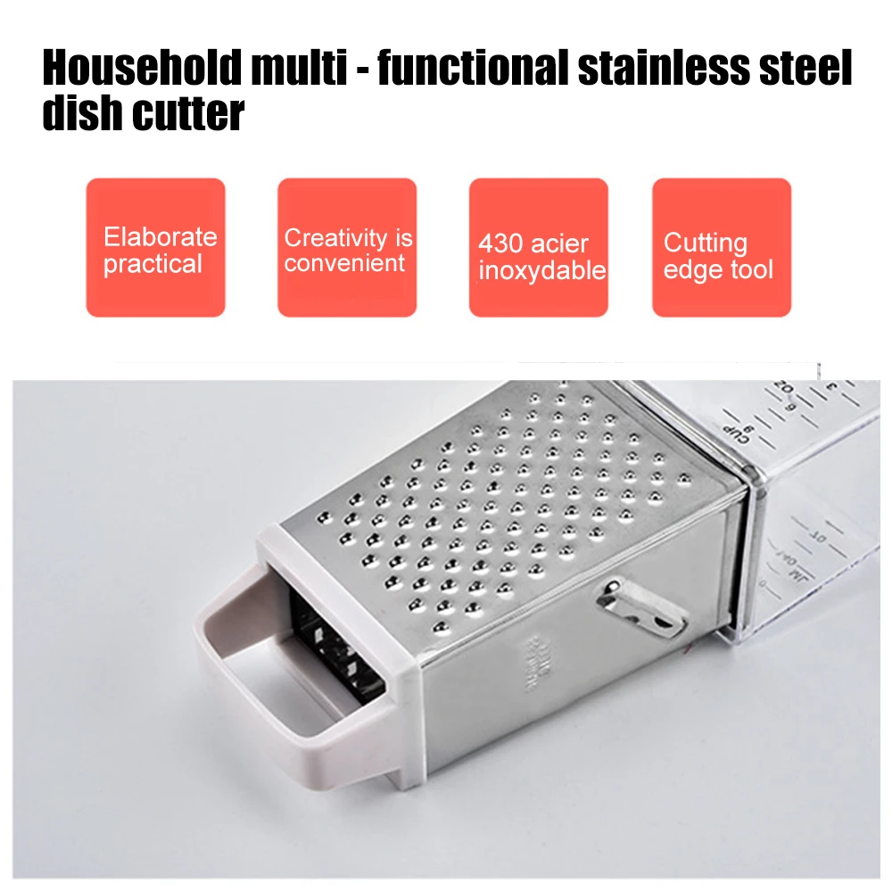 4 х сторонняя терка для овощей многофункциональные лезвия сыр морковь картофель