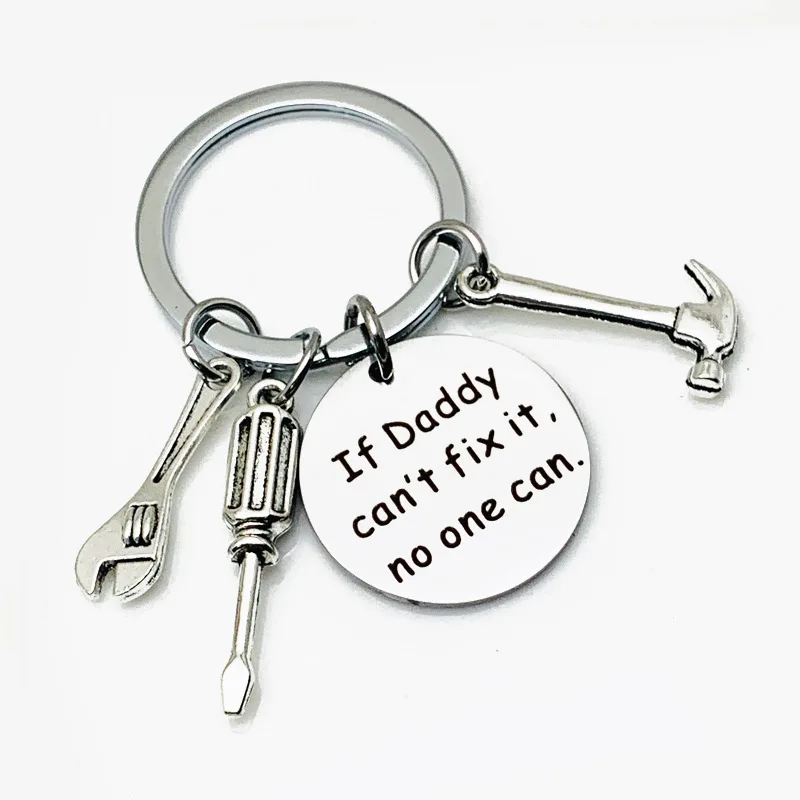 Брелок для ключей ZRM Jewelry If Dad't Fix It никто не может брелок металлические
