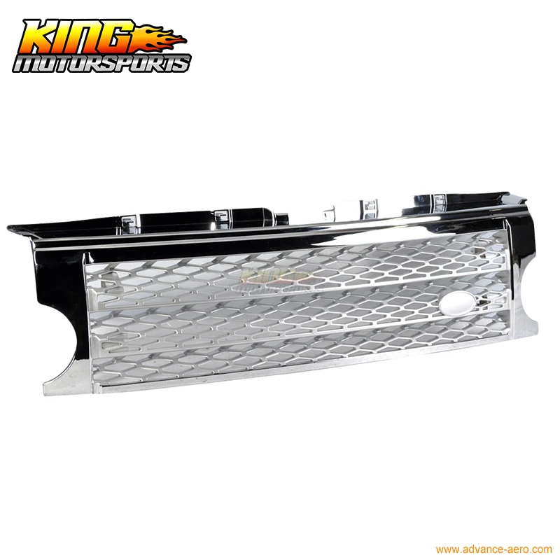 Подходит для 05 09 Land Rover Discovery 3 хромированная Серебристая решетка гриль LR3 2006 2007 2008