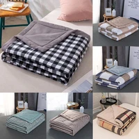 home wash cotton quilt summer thin quilt air conditioning quilt washable single double children student summer cool quilt