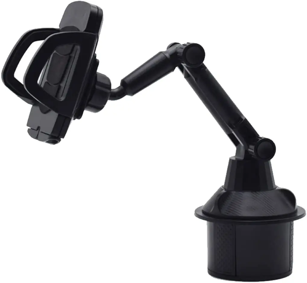 

Phone Mount for Car Cup Holder - Adjustable Automobile Cradle Compatible with iPhone 12 13 Pro Max & Samsung Galaxy Smartphone