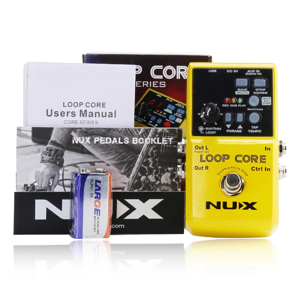 

NUX Loop Core Electric Guitar Recording Loop Pedal Effector 6 Hours Recording Time For Guitar Instruments Accessories