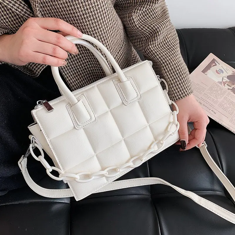 

Fashion Vintage Women Shoulder Bags 2021 New Leather Handbags Chain Women Crossbody Bag High Quality Designer Bags