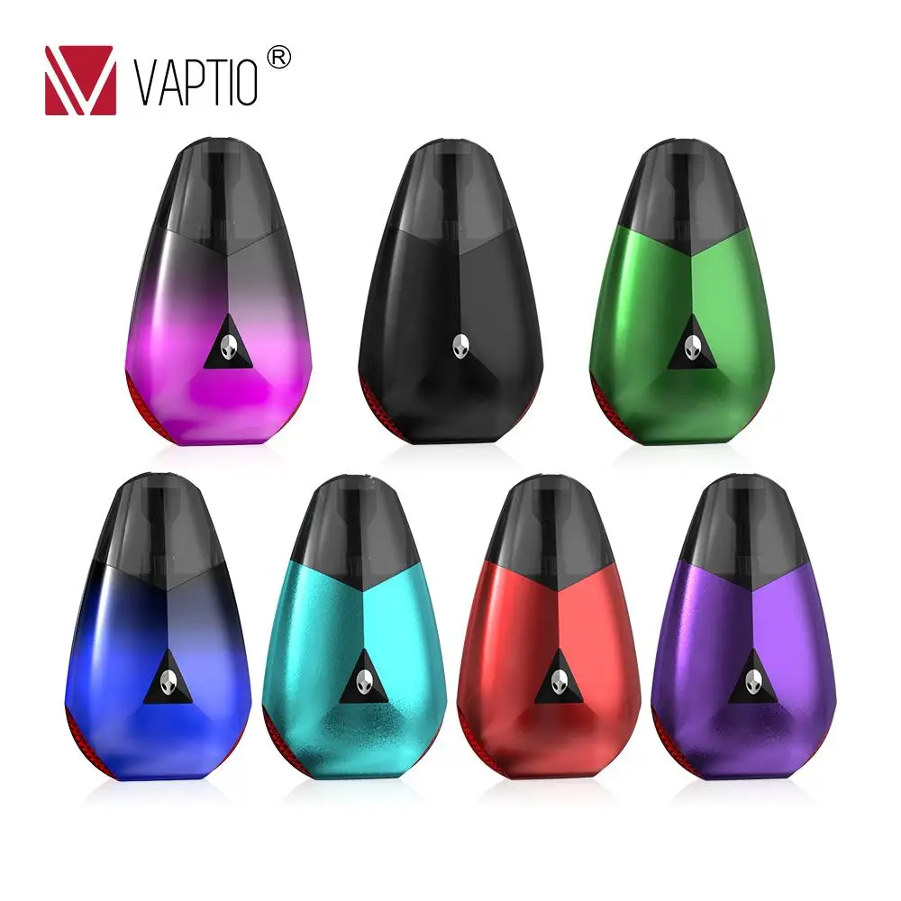 Vape Kit Pod System 550 мАч Vaptio ET AUTO встроенный бокс мод батарея 1 5 мл все в одном pod cartriage бак