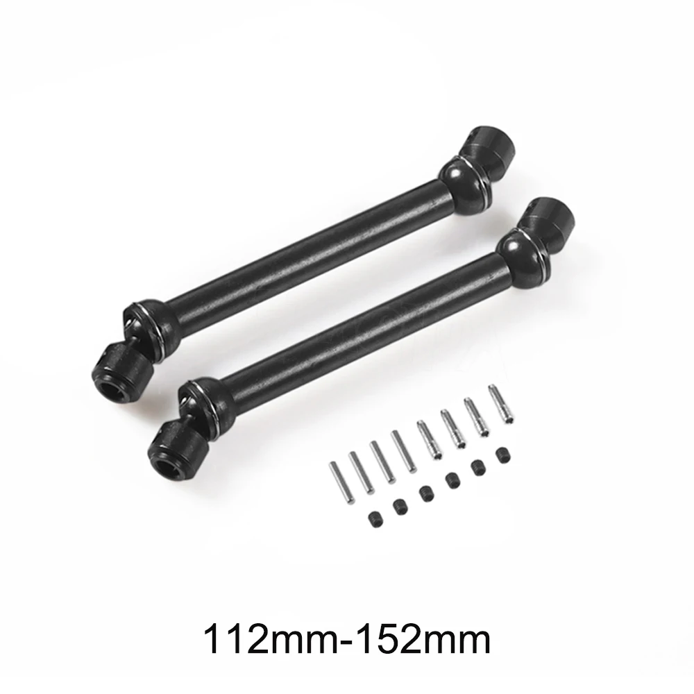 2pcs 88-113mm 112-152mm Metal HD Steel Universal Drive Shaft CVD for 1/10 RC Crawler Traxxas TRX4 SCX10 90046 WRAITH 90018 D90 | Игрушки и