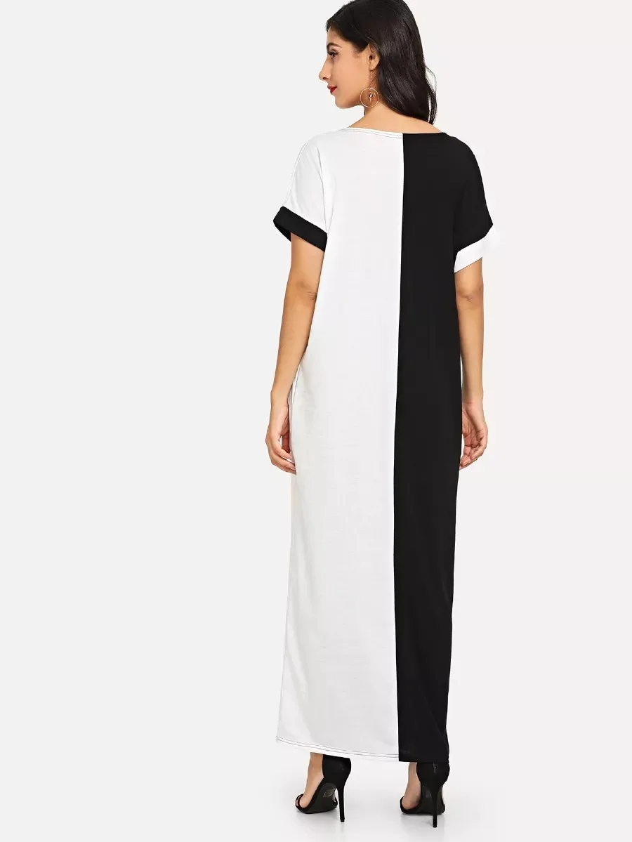 

women summer short sleeve floral embroidery maxi dress cotton patchwork abaya Kaftan Dubai ramadan EID Islamic Jubah Djellaba