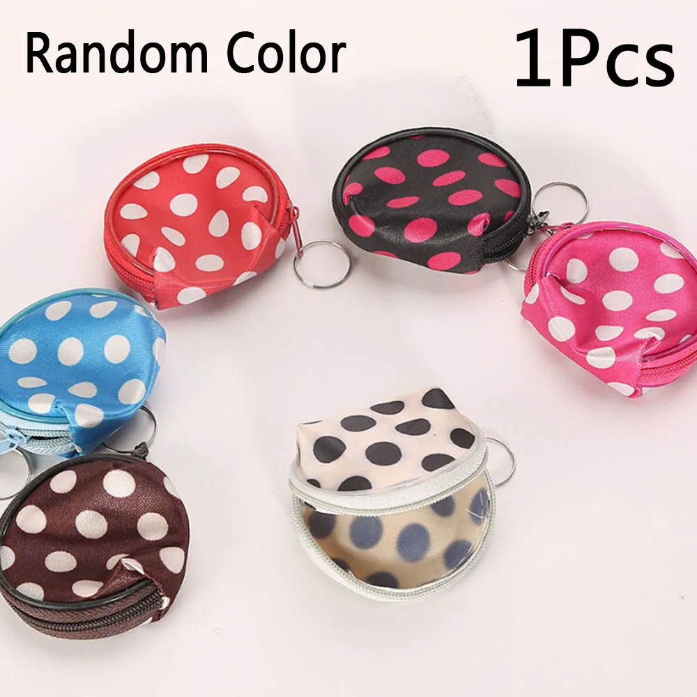 1Pcs Random Color Плюшевый Кошелек для монет с рисунком панды, котенка, детский подарок, Детская сумка для монет на молнии, органайзер для ключей, маленький кошелек, модный мини-клатч для девочек - Цвет: 1Pcs Random Color