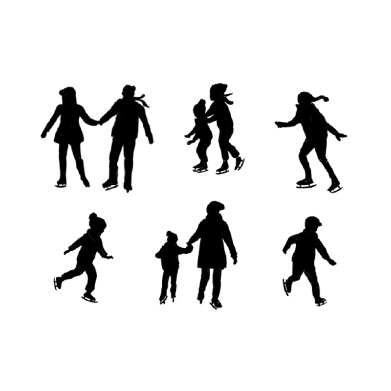 Новинка 2021 рождественские прозрачные штампы для самостоятельного изготовления