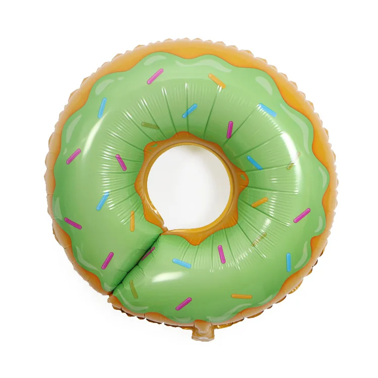 

Donut Balloon Hawaii Children's Toy Cone Ice Cream Birthday Party Beach Party Decoration Aluminum Foil Balloon Wholesale